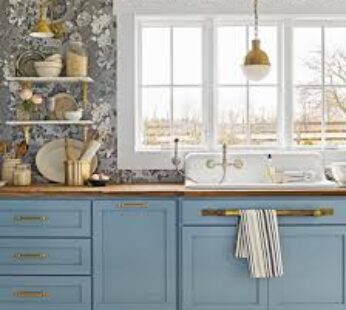 Kitchen Cabinet Wallpaper