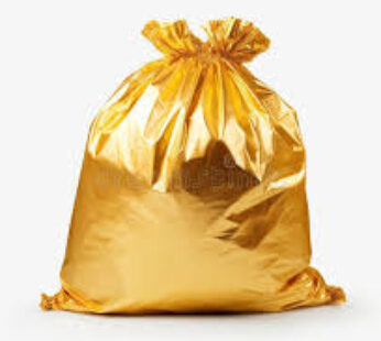 GOLDEN TRASH BAG