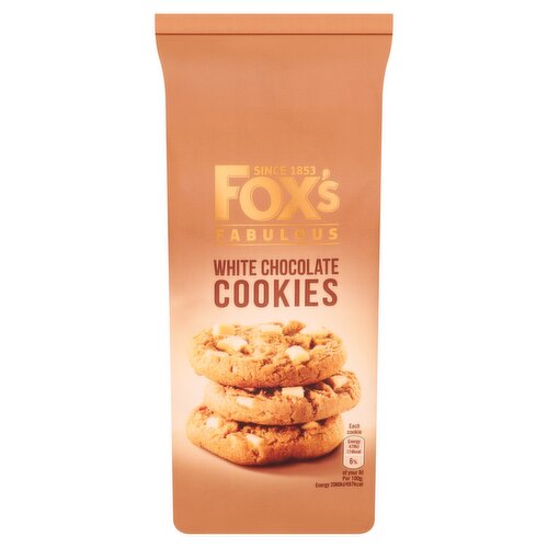 Fox's Biscuits Fabulous White Chocolate Cookies 180g