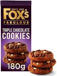 Fox’s Fabulous Tripple Chocolate Cookies- 180g